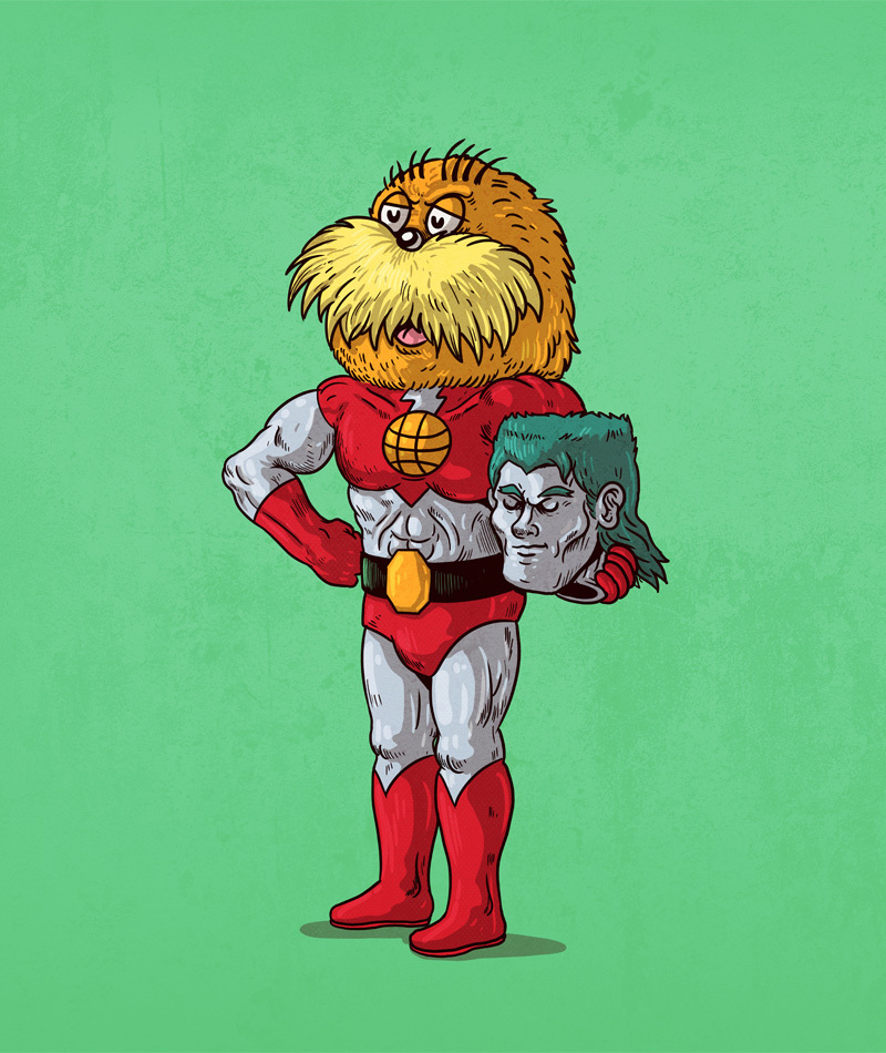 Illustration for article titled Cheeky Cartoonist Reveals the Secret Double Lives of Iconic Characters